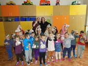 Barbora, Mikuláš, čert a anděl ve školce